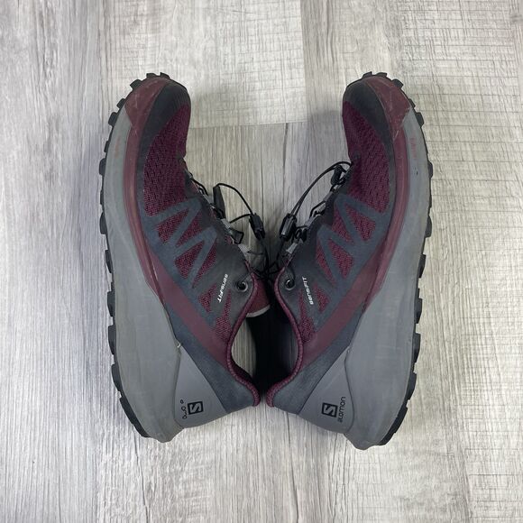Salomon Sense Ride 4 Women's Size 7 Red Athletic Training Shoes Maroon Hiking F - Picture 9 of 10